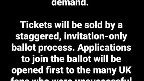 Le message publié par Oasis le 4 septembre 2024