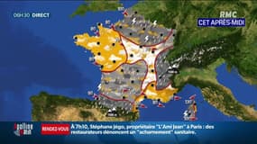 Météo: les Hautes-Pyrénées et les Pyrénées-Atlantiques en vigilance orange pluie-inondation