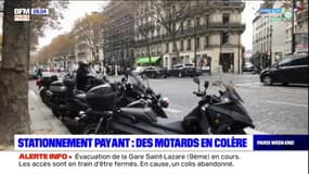 Paris: les motards en colère face au stationnement payant