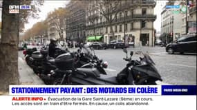 Paris: les motards en colère face au stationnement payant