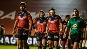 Les joueurs de Toulon lors d'un match de Top 14 à Mayol
