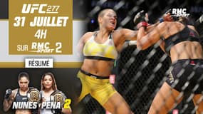 UFC : Nunes terrasse Tate et remporte sa première ceinture mondiale des poids coqs (2016)