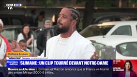 Slimane, un clip tourné devant Notre-Dame - 07/06