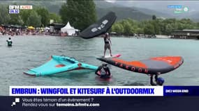 Hautes-Alpes: wingfoil et kitesurf à l'Outdoormix Festival d'Embrun