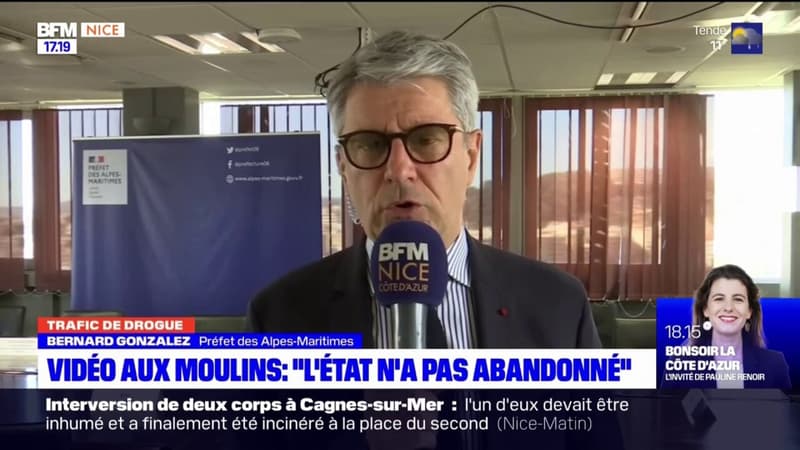 Quartier des Moulins à Nice: le préfet des Alpes-Maritimes souligne l'action sur le terrain