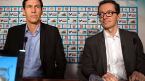 Rudi Garcia et Jacques-Henri Eyraud