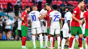 Kylian Mbappé et Cristiano Ronaldo, à Budapest le 23 juin 2021