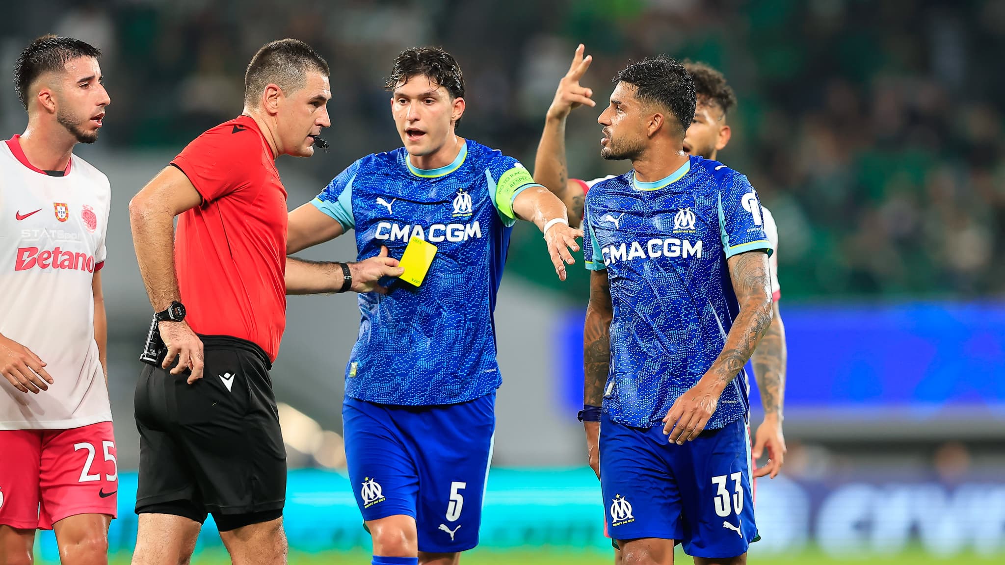 SPORTING-OM: UNE EXPULSION MÉRITÉE POUR EMERSON? L'AVIS TRANCHÉ D'UN ANCIEN ARBITRE
