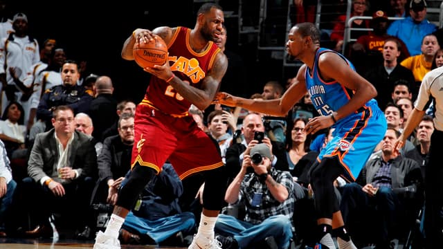 Duels de titans entre LeBron James et Kevin Durant