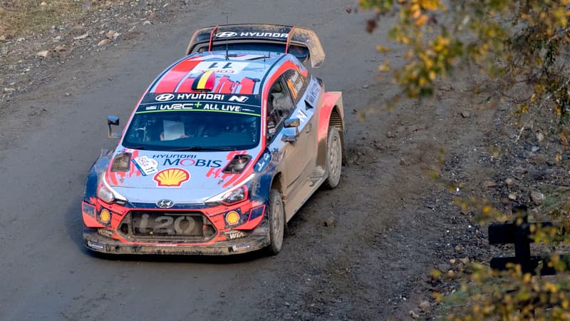 La Hyundai de Thierry Neuville, au Chili le 10 mai 2019