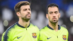 Gerard Piqué et Sergio Busquets