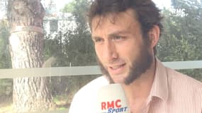 Maxime Médard au micro de RMC Sport, en mars 2022