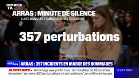 Hommage aux professeurs tués: le ministère de l'Éducation nationale dénombre "au moins 357 perturbations", selon un nouveau bilan