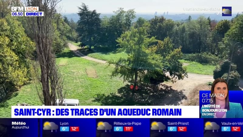 Saint-Cyr-au-Mont-d'Or: un chantier de parking en pause après la découverte des vestiges d'un aqueduc romain