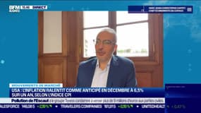  Frédéric Rozier (Mirabaud France) : Aux USA, l'inflation ralentit comme anticipé en décembre à 6,5 % sur un an, selon l'indice CPI - 12/01 