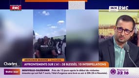 Affrontements sur l'A1 : 38 blessés, 10 interpellations