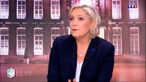 Marine Le Pen mardi 25 avril sur TF1.