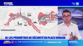 JO 2024: les périmètres de sécurité sont mis en place dès ce jeudi à Paris