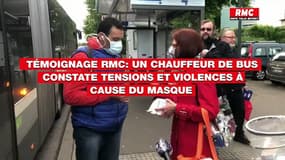 Ce chauffeur de bus constate avec impuissance tensions et violences à cause du masque