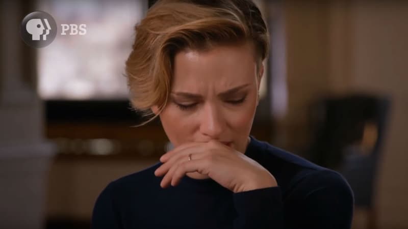 Scarlett Johansson dans l'émission "Finding Your Roots", le 31 octobre 2017