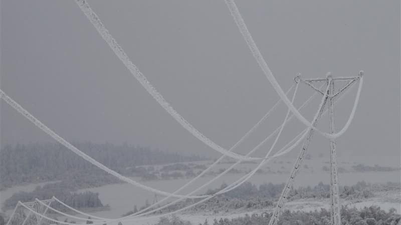 Quelque 140.000 foyers ont été privés d'électricité lundi à Maubeuge, Béthune et Lens, dans le Nord-Pas-de-Calais, à la suite de fortes chutes de neige. /Photo d'archives/REUTERSREUTERS/Peter Andrews