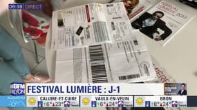 J-1 avant le festival Lumière: "c'est une ambiance vraiment particulière", raconte Françoise, véritable fan du festival