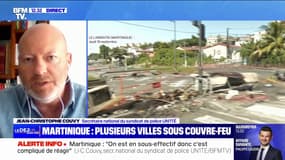 Jean-Christophe Couvy ( syndicat de police UN1TÉ), sur l'interdiction des rassemblements en Martinique: "C'est dès le début qu'il aurait fallu faire ça"
