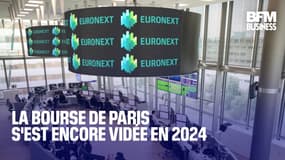  La Bourse de Paris s'est encore vidée en 2024  