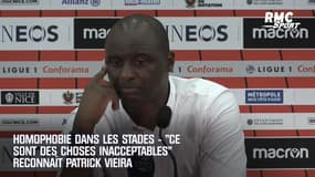 Homophobie dans les stades - "Ce sont des choses inacceptables" reconnaît Patrick Vieira