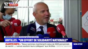 Jérôme Salomon assure que la vaccination réduit de "8 fois" le risque d'être contaminé et de "11 fois" d'être admis en soins critiques