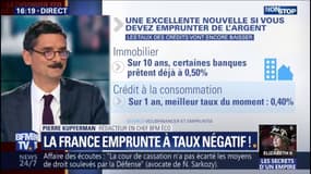 Emprunt à taux négatif: une excellente nouvelle pour les Français...Sauf les épargnants