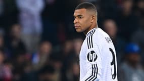 Kylian Mbappé avec le Real Madrid, à Lille le 2 octobre 2024