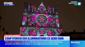 Fête des lumières: coup d'envoi des illuminations dans Lyon