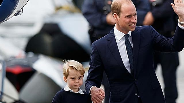 Kate, William et leurs enfants, en visite officielle au Canada, le 1er octobre 2016.