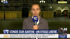 L'otage libéré à Condé-sur-Sarthe "est fortement choqué" explique le porte-parole du ministère de la Justice