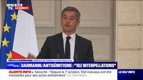 Gérald Darmanin, ministre de l'Intérieur: "Il y a 489 personnes étrangères, dangereuses et irrégulières sur le territoire national"
