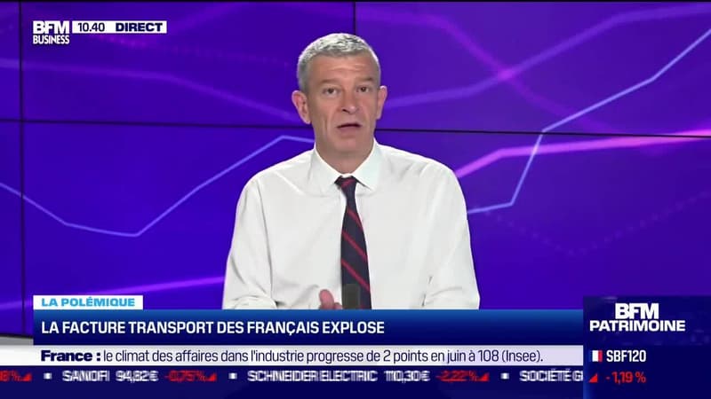 Nicolas Doze : La facture transport des Français explose - 23/06