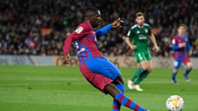 Ousmane Dembélé, lors de Barça-Osasuna, le 13 mars 2022
