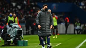 Mauricio Pochettino lors de PSG-Rennes, le 11 février 2022