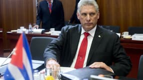 Miguel Diaz-Canel, successeur de Raul Castro à la présidence cubaine, photographié ici en juin 2015, à Bruxelles. 