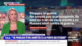 Marina Ovsyannikova: "La télévision russe fait un travail de déshumanisation des Ukrainiens et des Occidentaux"