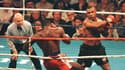 Mike Tyson face à Frank Bruno à Las Vegas, le 16 mars 1996