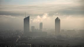 Le quartier de la Part-Dieu à Lyon, préfecture d'Auvergne-Rhône-Alpes.