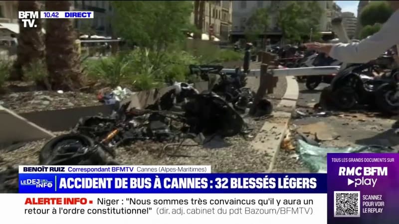 Ce que l'on sait de l'accident de bus à Cannes qui a fait 32 blessés