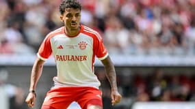 Luiz Gustavo avec le Bayern Munich lors d'un match caritatif le 23 juillet 2023