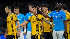 Lautaro Martinez lors de Naples-Inter Milan, le 1er mars 2025.