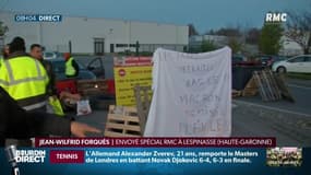 Un dépôt de carburant bloqué par des Gilets Jaunes à Lespinasse