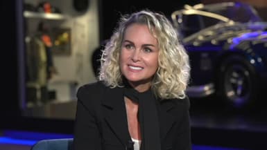 Laeticia Hallyday, le 21 décembre 2023, sur BFMTV