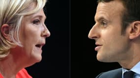 Emmanuel Macron enregistre 59% des intentions de vote, contre 41% pour Marine Le Pen, selon un sondage publié ce lundi. 