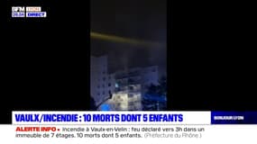 Vaulx-en-Velin: un témoin de l'incendie raconte